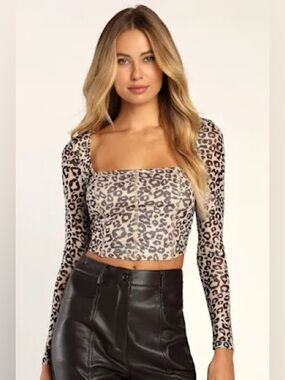 Lulu’s Leopard‎ Corset Top